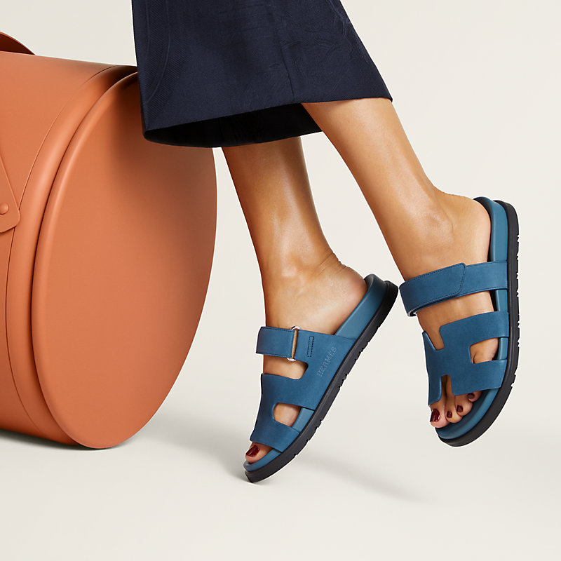 Hermes☆Men's サンダル Chypre Bleu Turquin_パリ発 Chypre sandal | Hermès USA